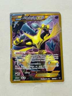 Pokemon Alakazam EX Secret Rare Full Art Fates Collide 125/124 - Image 1