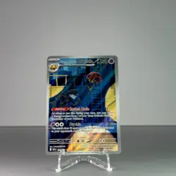 TEAM ROCKET'S ORBEETLE 198/182 ILLUSTRATION RARE DESTINED RIVALS POKEMON NM/M - Image 1