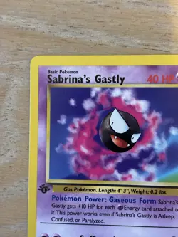 2000 Pokemon Gym Challenge - 1st Edition - Sabrina’s Gastly 97/132 - Ungraded - Image 2