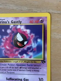2000 Pokemon Gym Challenge - 1st Edition - Sabrina’s Gastly 97/132 - Ungraded - Image 3