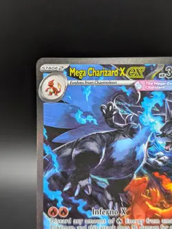 Pokemon TCG Phantasmal Flames Mega Charizard X Ex 125/094 SIR - Image 2