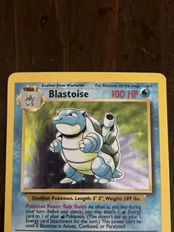 Pokemon Blastoise 2/102 Base Set Holo Rare English 1999 HP100 Stage 2 - Image 3
