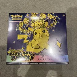 Pokemon Surging Sparks Elite Trainer Box ETB Pokemon Center Exclusive New Sealed - Image 1