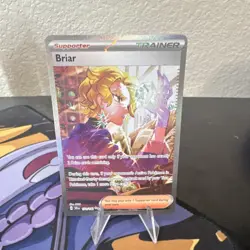 Pokemon TCG Briar Trainer Special Illustration Rare SV07 171/142 Holo - Image 1
