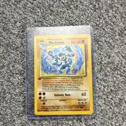 Wizards of the Coast Machamp 1st Edition Holo Rare Base Set 8/102 1999 - Image 1