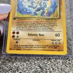 Wizards of the Coast Machamp 1st Edition Holo Rare Base Set 8/102 1999 - Image 4