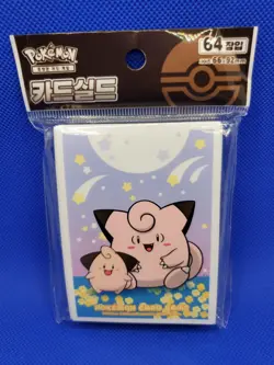 Clefairy & Cleffa Sleeves 64 Count Korea Exclusive Pokemon Center Original New - Image 1