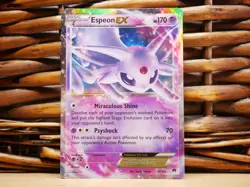 Pokemon ESPEON EX 52/122 HALF ART | LP Light Play | XY BREAKpoint | 2016 - Image 1