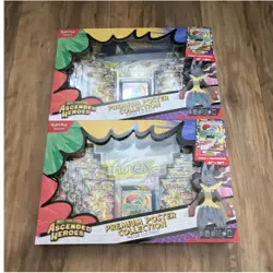Sealed Pokemon 2 Ascended Heroes Mega Lucario Premium Poster Collection - Image 1