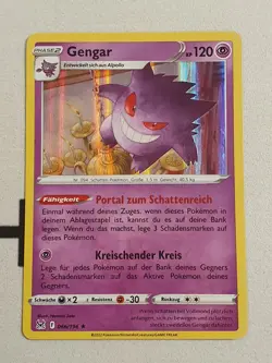 Gengar 066/196 Holo Schwert & Schild Set Verlorener Ursprung Deutsch Pokemon - Image 3