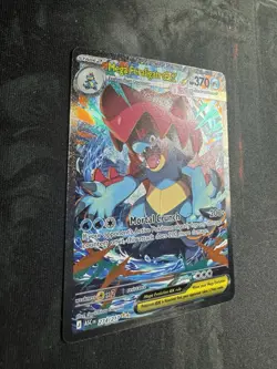 Pokemon Mega Feraligatr ex 274/217 SIR Ascended Heroes NM (Pack Fresh) - Image 4