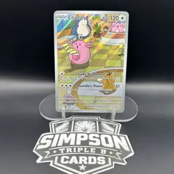 CHANSEY 187/167 ILLUSTRATION RARE TWILIGHT MASQUERADE POKEMON NM - Image 1