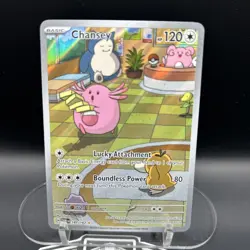 CHANSEY 187/167 ILLUSTRATION RARE TWILIGHT MASQUERADE POKEMON NM - Image 2