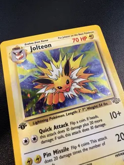 Pokemon 1st Edition Jungle Jolteon Holo Rare (4/64) - Image 3