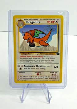 1999 Pokemon Dragonite #5 Movie Black Star Promo LP/MP - Image 1