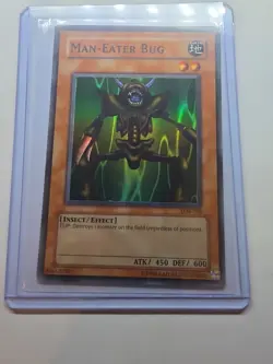 Man-Eater Bug LOB-108 Yugioh TCG Super Rare Unlimited LP/NM - Image 3