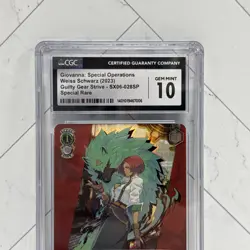 Weiss Schwarz Guilty Gear Strive Giovanna: Special Ops. Unit Officer CGC 10 - Image 3
