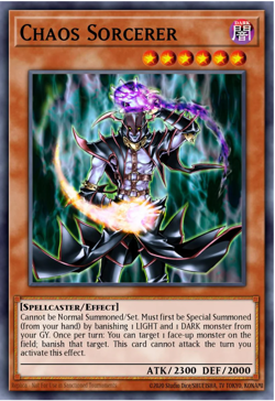 Yugioh! Chaos Sorcerer MP25-EN019 Mega Pack STARLIGHT Rare - Image 1