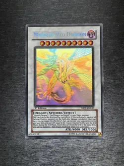 YuGiOh! Majestic Red Dragon ABPF-EN040 Ghost Rare 1st Edition Near Mint - Image 1