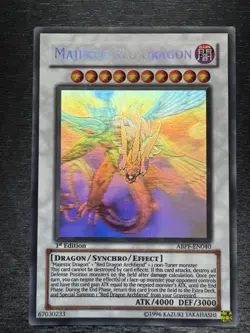 YuGiOh! Majestic Red Dragon ABPF-EN040 Ghost Rare 1st Edition Near Mint - Image 2