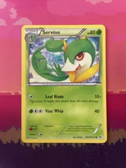 Pokemon Card Servine Legendary Treasures Radiant Collection RC2/RC25 Starfoil - Image 1