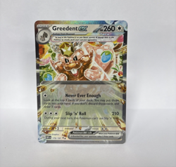 Greedent ex 179/197 Obsidian Flames Double Rare Holo Pokemon TCG Card NM - Image 1