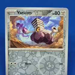 Varoom Reverse Holo 108/142 Stellar Crown Pokemon Card 2024 Tcg Ccg - Image 3