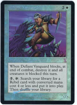FOIL Defiant Vanguard Time Spiral Timeshifted - MTG Magic the Gathering Card - Image 1