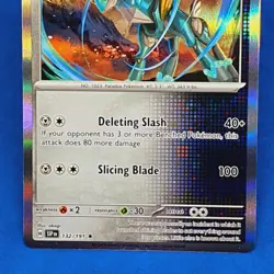 Iron Crown Holo Rare 132/191 Surging Sparks Pokemon Card 2024 Tcg Ccg - Image 4