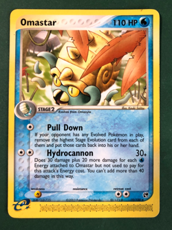 Omastar 19/100 EX Sandstorm Pokemon Card LP Non Holo Rare Vtg 2003 - Image 1