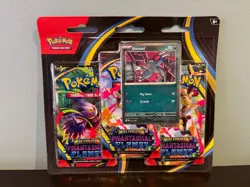 Pokemon TCG Mega Evolution Phantasmal Flames 3 Pack Blister Sneasel Promo NEW 🔥 - Image 1
