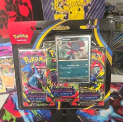 Pokemon TCG Mega Evolution Phantasmal Flames 3 Pack Blister Sneasel Promo NEW 🔥 - Image 1