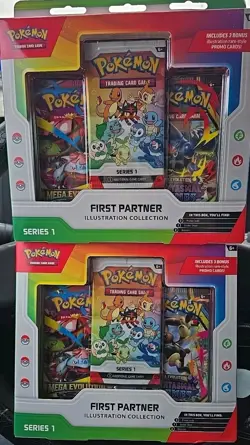 Pokemon TCG First Partner Illustration Collection Box Series 1 | SEALED Lot Of 2 - Image 1