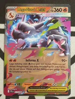 Mega-Glurak X Ex 013/094 Fatale Flammen Set Pokemon Karte Deutsch Pokemon Hit - Image 3