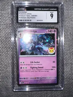 2024 POKEMON PAF EN-PALDEAN FATES POKEMON DAY 2024 #040 CERULEDGE CGC9 - Image 5
