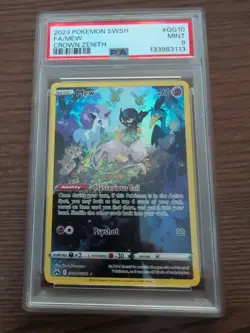 Pokemon Mew Full Art GG10/GG70 Crown Zenith Galarian Gallery PSA 9 - Image 1