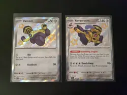 Varoom 192/091 & Revavroom 193/091 Paldean Fates Shiny Rare Pokemon NM - Image 1