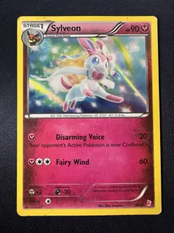 Pokemon TCG - Sylveon - 30/30 - XY Trainer Kit: Sylveon & Noivern MP Holo Rare B - Image 1