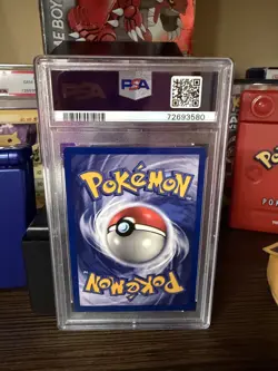 Meowth 1st Ed. Pokemon Jungle PSA 9 MINT 1999 - Image 2
