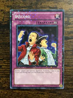 Discord DT04-EN047 DUEL TERMINAL Parallel Rare Lightly Played English Yu-Gi-Oh! - Image 1