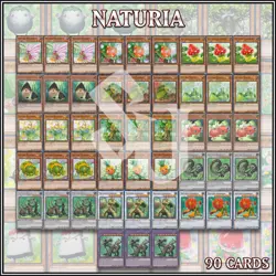 NATURIA DECK 90 | Exterio Barkion Cherries Beast Bamboo Shoot Tulip YuGiOh🔥 - Image 2