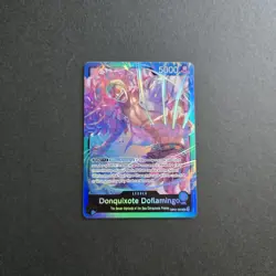 One Piece TCG - Donquixote Doflamingo OP01-060 ST-17 Leader Alt Art Foil - Image 1