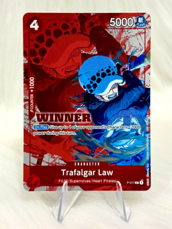 Trafalgar Law (Winner Pack Vol. 7) P-017 English One Piece Promotion Card - NM/M - Image 1