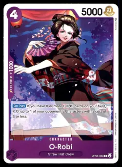 O-ROBI OP05-063 AWAKENING OF THE NEW ERA 2023 ONE PIECE CARD GAME NM - Image 1