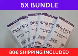 One Piece TCG Bundle 5x Store Tournament 2026 Vol.1 English OPCG 26-1 NEW SEALED - Image 1