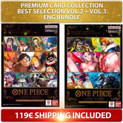 One Piece TCG Premium Card Collection Best Selection Vol.2 +Vol.3 Bundle ENG NEW - Image 2