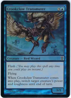 FOIL Crookclaw Transmuter Time Spiral - MTG Magic the Gathering Card - Image 1