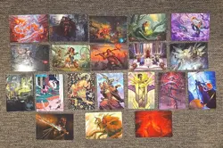 Magic The Gathering LOT 50 Art Series Cards Multi Set WOE MKM FDN + - Image 2