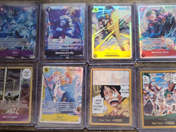 Bandai One Piece CCG 8x Foil Cards Enel Luffy Zoro Nami Borsalino English Lot - Image 1