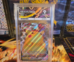 Pokemon Card TCG: Vivid Voltage Pikachu VMAX 44/185 Ace Grading 9 - Image 1